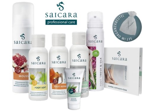 SAICARA FOOT&BODY SET - LÁB- ÉS TESTÁPOLÓ CSOMAG (6 termék)