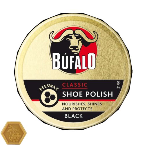 BÚFALO SHOE POLISH - CIPŐÁPOLÓ TÉGELYES KRÉM - FEKETE