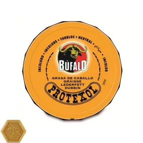   BÚFALO PROTEXOL - CIPŐÁPOLÓ TÉGELYES KRÉM - BŐRZSÍR MÉHVIASSZAL