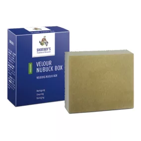   SHOEBOY'S VELOUR NUBUCK BOX – VELÚR/NUBUK TISZTÍTÓ KÉTKOMPONENSŰ GUMI RADÍR