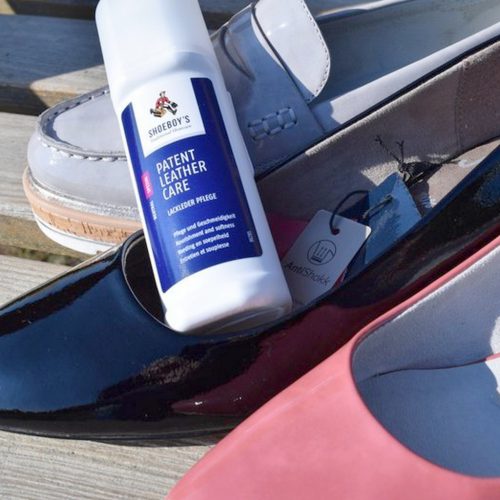 SHOEBOY'S PATENT LEATHER CARE - KENŐFEJES SZÍNTELEN LAKKBŐR ÁPOLÓ FOLYADÉK